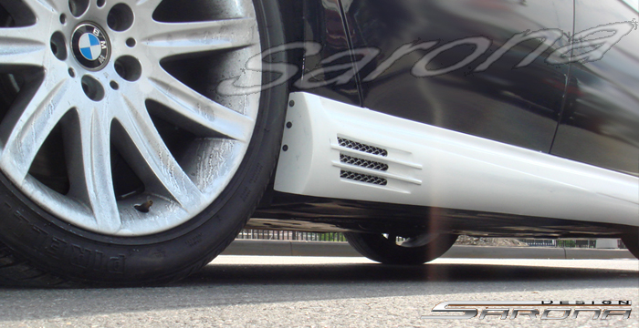 Custom BMW 7 Series  Sedan Side Skirts (2002 - 2008) - $690.00 (Part #BM-019-SS)